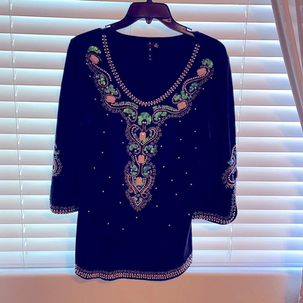 Beaded Embroidered Tunic